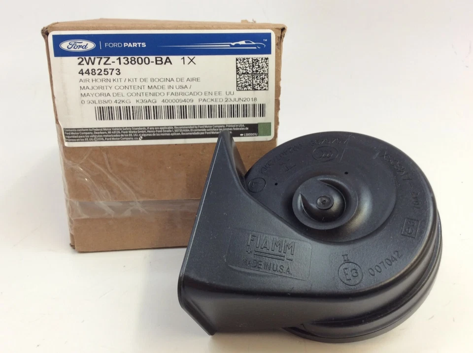 2004 - 2011 Ford Ranger Focus Low Pitch Electronic Horn kit OEM 2W7Z-13800-BA - Image 2 of 4