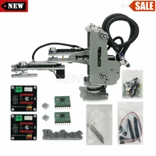 Assembled SCARA Robot Mechanical Arm Hand Manipulator 4 Axis Stepper Motor top