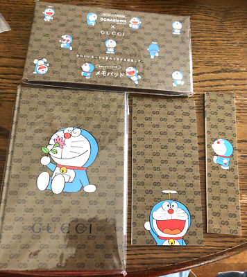 NEW   GUCCI Doraemon Collaboration Notepads Memo Book Etc