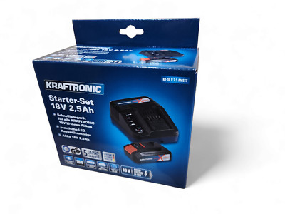 Akku für KRAFTRONIC Einhell 2,5 Ah + Ladegerät Power-x-Change 2,5Ah / KT-18 V