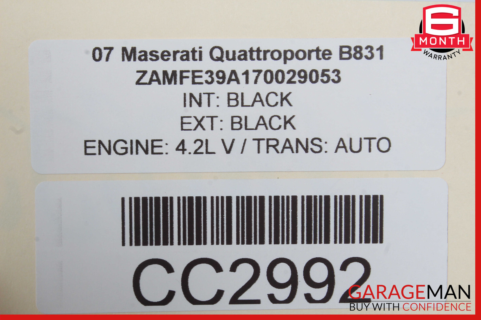 04-13 Maserati Quattroporte M139 Rear Axle Driveshaft Drive Shaft OEM