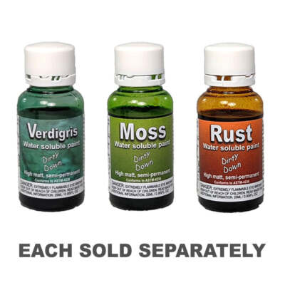 Dirty Down Excellent Quality Wash Over Surface Water Soluble Matt Paint 25mL