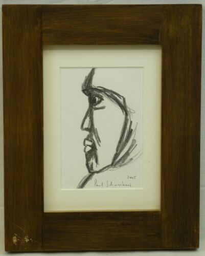 (B205) Zeichnung "Portrait eines Herren" Paul Schneeberg 2005 / Berlin - Bild 1 von 19