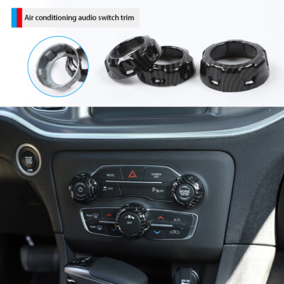 Air Conditioner Audio Switch Button Trim Cover for Dodge Charger Challenger 15+