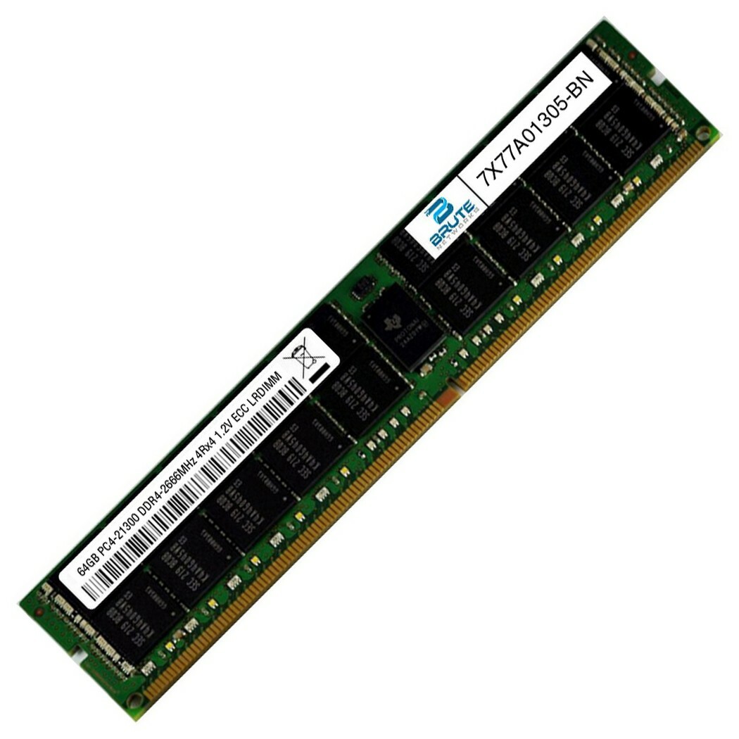 7X77A01305 - Lenovo Compatible 64GB PC4-21300 DDR4-2666Mhz 4Rx4 
