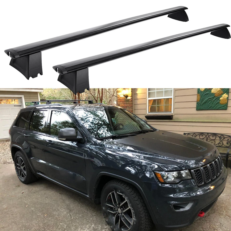 Bolsa de transporte de carga barra transversal portaequipajes techo auto Jeep Grand Cherokee 2011-2021 Foto 3 de 4