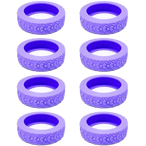 8 Pcs Trolley Case Castor Sleeve Luggage Wheels Protector Wheels Caster Shoes - Picture 13 of 18