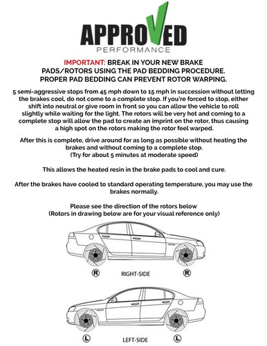 Front Set Premium Drilled and Slotted Disc Brake Rotors (Brake Rotors Only) - Bild 6 von 7