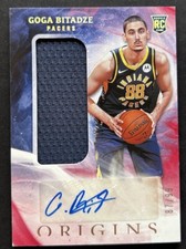 2019-20 Panini Origins Goga Bitadze Rookie Patch Autograph #141 Red #87/99