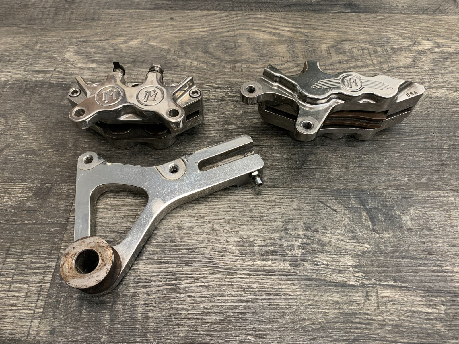 PERFORMANCE MACHINE Harley Davidson '03 Dyna Low Rider Front Rear Brake Calipers