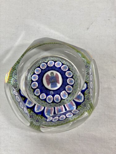 Rare Limited Edition CAITHNESS Scotland Glass Paperweight GGSO 97