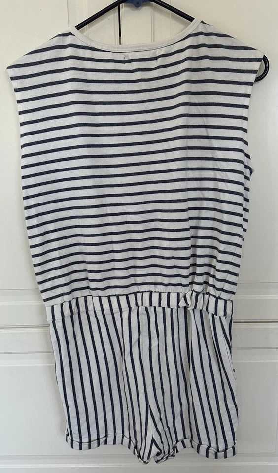 Bermuda Romper Listrada Júnior Feminina Seven For All Mankind Tamanho XL - Imagem 4 de 4