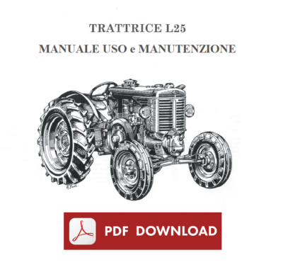 Manuale Uso E Manutenzione Trattore LANDINI L25 Testa Calda – Libretto Istruzioni Su CD - Foto 2