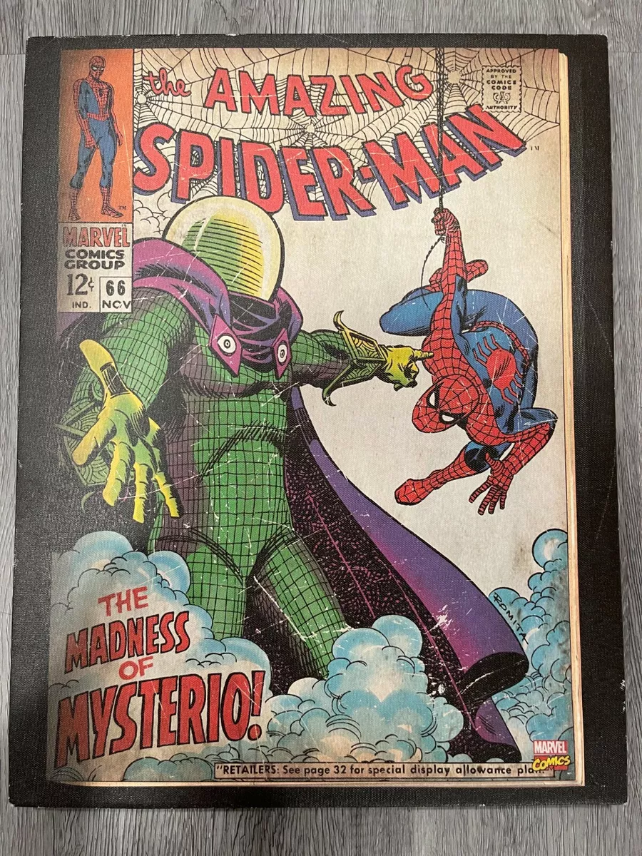 Marvel Comics Spider-Man Amazing Fantasy #15 Comic Book Canvas