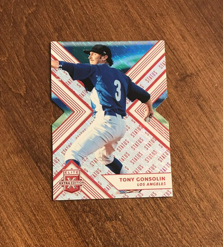 Tony Gonsolin 2018 Elite Status Red Die Cut #139 Los Angeles Dodgers /99