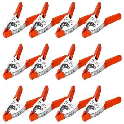 4/8/12/24 Lot 6''  Inch Clamp Large Heavy Duty Spring Metal 2.5'' Inch Jaw Opening