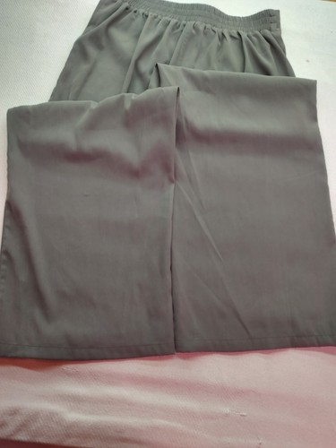Max Studio Womens Pants Size XL High Waist Wide Leggings Army - Picture 11 of 12