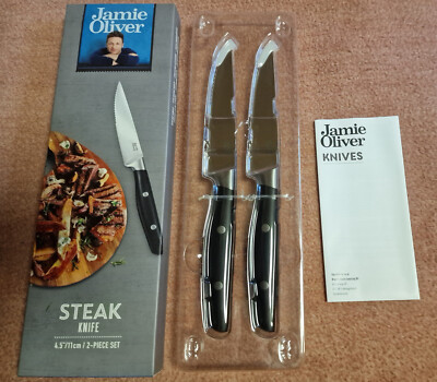 JAMIE OLIVER 2 Stck. Steakmesser 11 cm Steak Messer Knifes