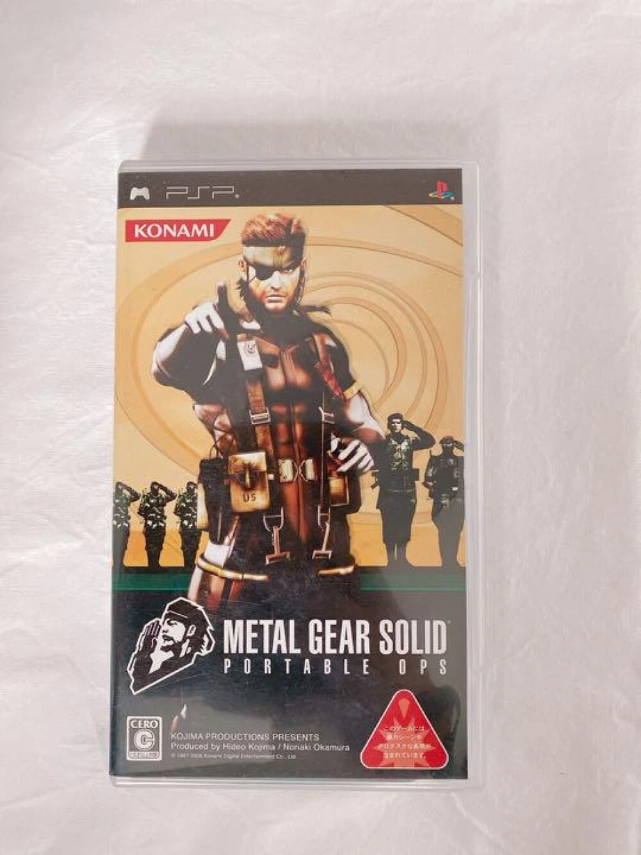 JAPAN Metal Gear Solid Portable Ops Plus Guida ufficiale