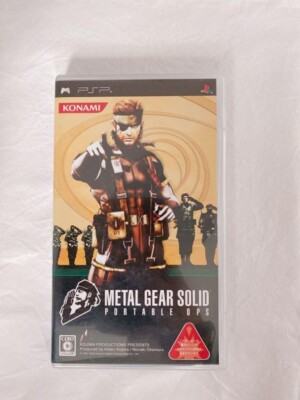 Metal Gear Solid Portable Ops Sony PlayStation Portable PSP Japanisch Kostenloser Versand GEBRAUCHT