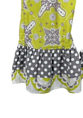 Baxter & Beatrice Girls Size 10 Green Ruffle Pants Boutique Pull On Elastic Boho - Picture 4 of 15