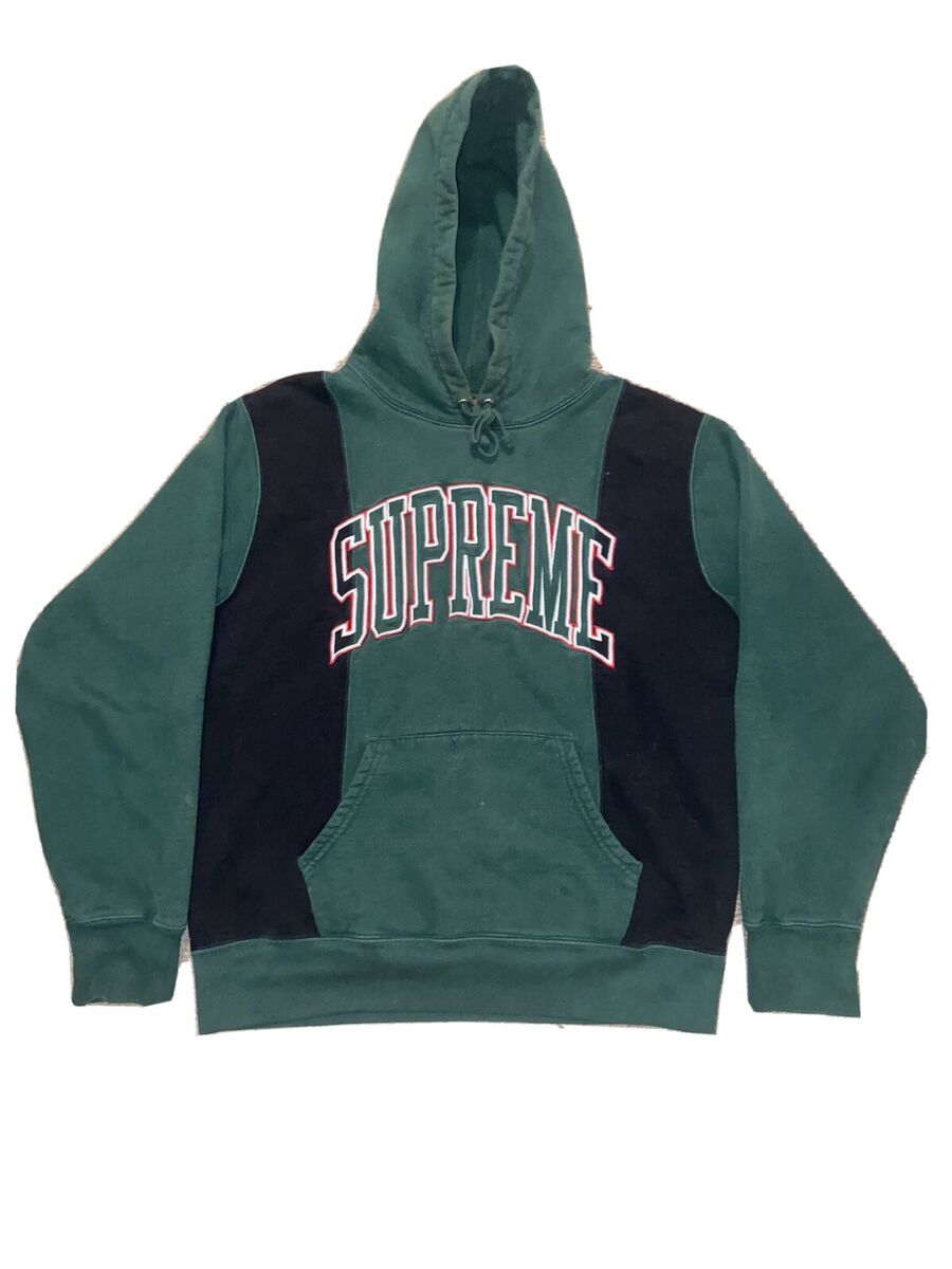 Supreme Paneled Arc Hooded Sweatshirt Green And Black | eBay Supreme Paneled Arc Hooded Sweatshirt Green And Black | eBay