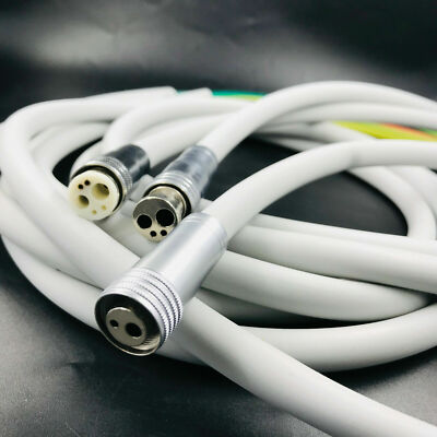 Dental Silicone Tube Hose Tubing Handpiece Air Turbine Fiber Optic 2/4/6 Holes