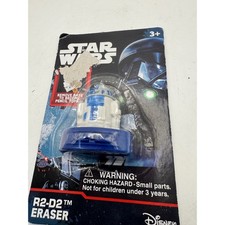 Star Wars R2D2 Eraser Topper New on Card