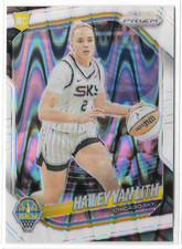2025 Prizm WNBA White Seismic Variation #2 Hailey Van Lith RC Chicago Sky TCU