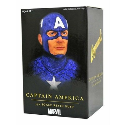 Marvel Comics Legends 3D Büste 1/2 Captain America 25 cm Diamond Select