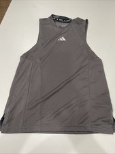 Adidas DESIGNED FOR TRAINING WORKOUT TANK TOP Charcoal XS