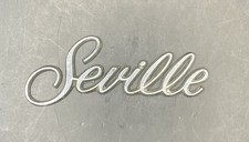 Cadillac Seville Chrome Script Emblem Take Off Used