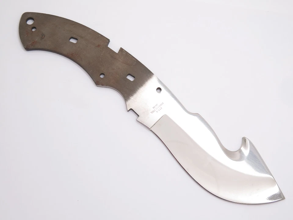 Cuchillo de caza fijo de colección Colt CT7 Serengeti Seki Japón Guthook hoja en blanco Foto 2 de 4