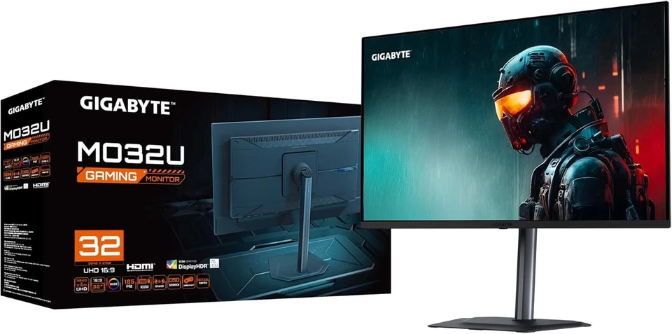 Gigabyte MO32U 31.5" OLED 4K UHD Gaming Monitor 165Hz, 0.03ms, 250 cd/m² BINB - Image 2 of 4