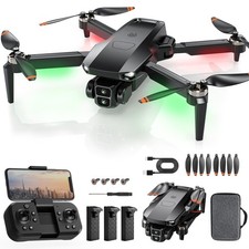 Drone with for Adults 4K, Brushless Motor Drones for Beginners, 60 Mins Fligh...