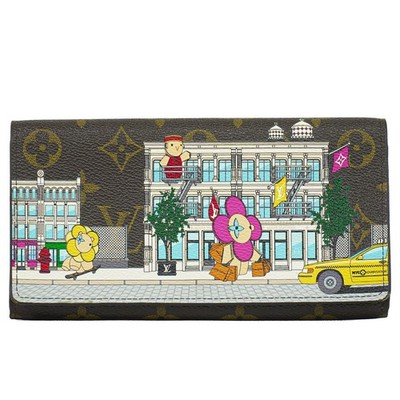 Louis Vuitton Sarah Vivienne M81608 Monogram Canvas Long Wallet Multicolor
