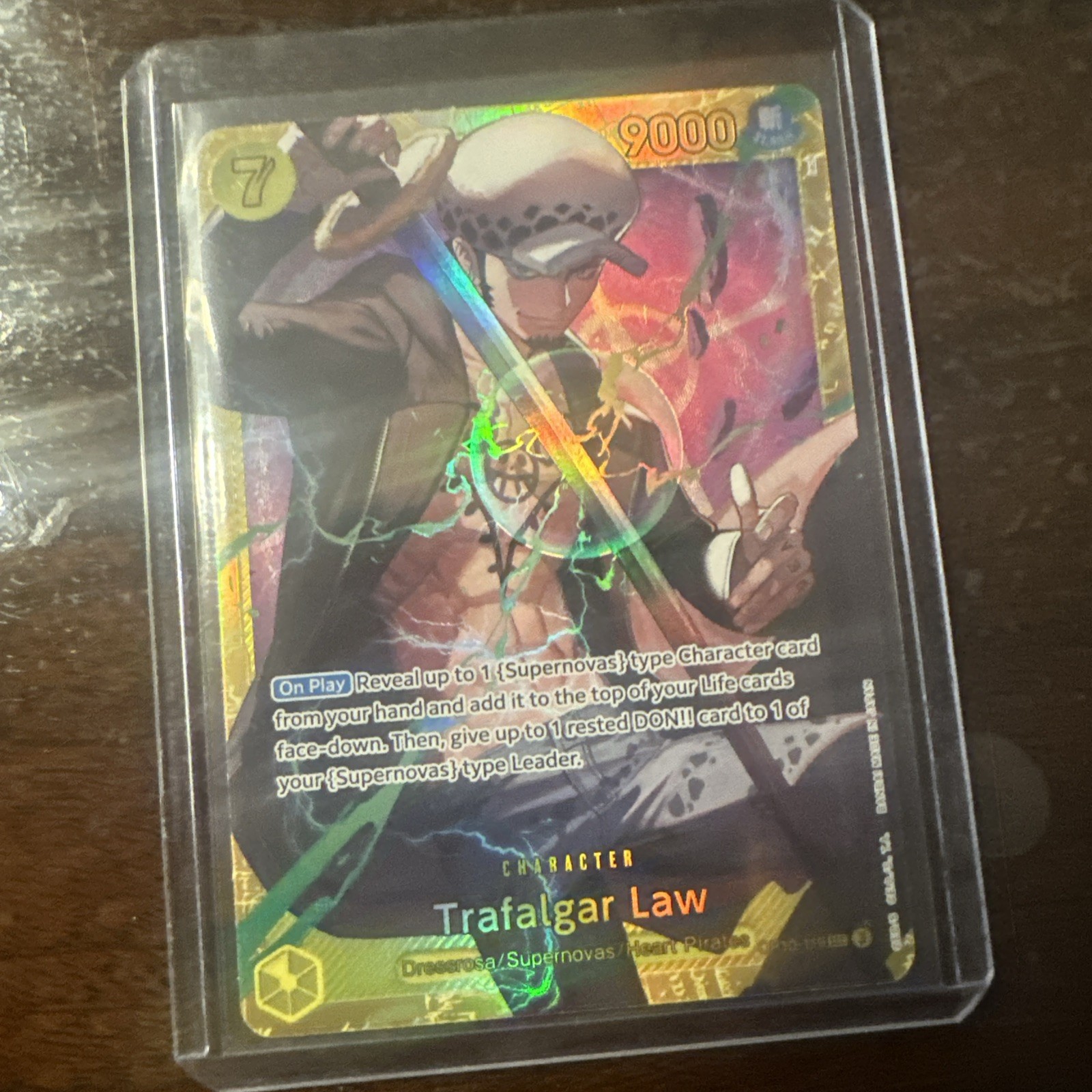 One Peace CCG - Ley Trafalgar OP10-119 SEC - Sangre Real - Arte Antiguo
