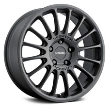 Vision 477 Monaco Wheels 17x8 38 5x110 72.1 Black Rims Set Of 4