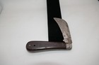 VINTAGE BOKER TREE BRAND 9215 USA BROWN DELRIN HAWKBILL KNIFE