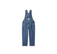 Lupilu Kinder Latzhose Micky Maus 122-128 Blau 100% Baumwolle Hose