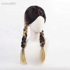 Tokyo Revengers Ran Haitani Cosplay Costume Wigs for Women Gradient Braid Wig