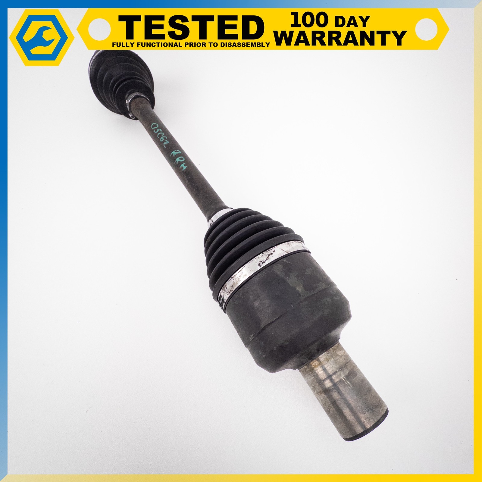 05-13 CHEVROLET CORVETTE C6 XLR REAR RIGHT AXLE HALF SHAFT UNIVERSAL JOINT OEM