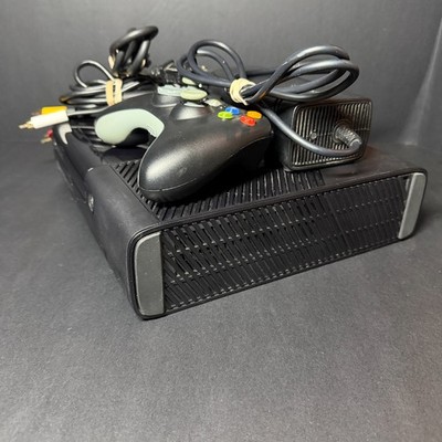 Microsoft Xbox 360 E Console Gaming System Glossy Black 1538 with 1 Controller