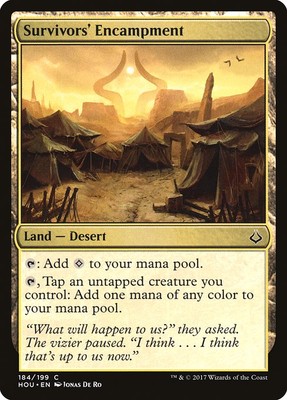 SURVIVORS' ENCAMPMENT x4 mtg NM Hour of Devastation 4 Common