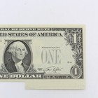 Series 1974 $1 Fold Over Miscut 3rd Printing Error Note US Currency NR #C921-1 — photo 4