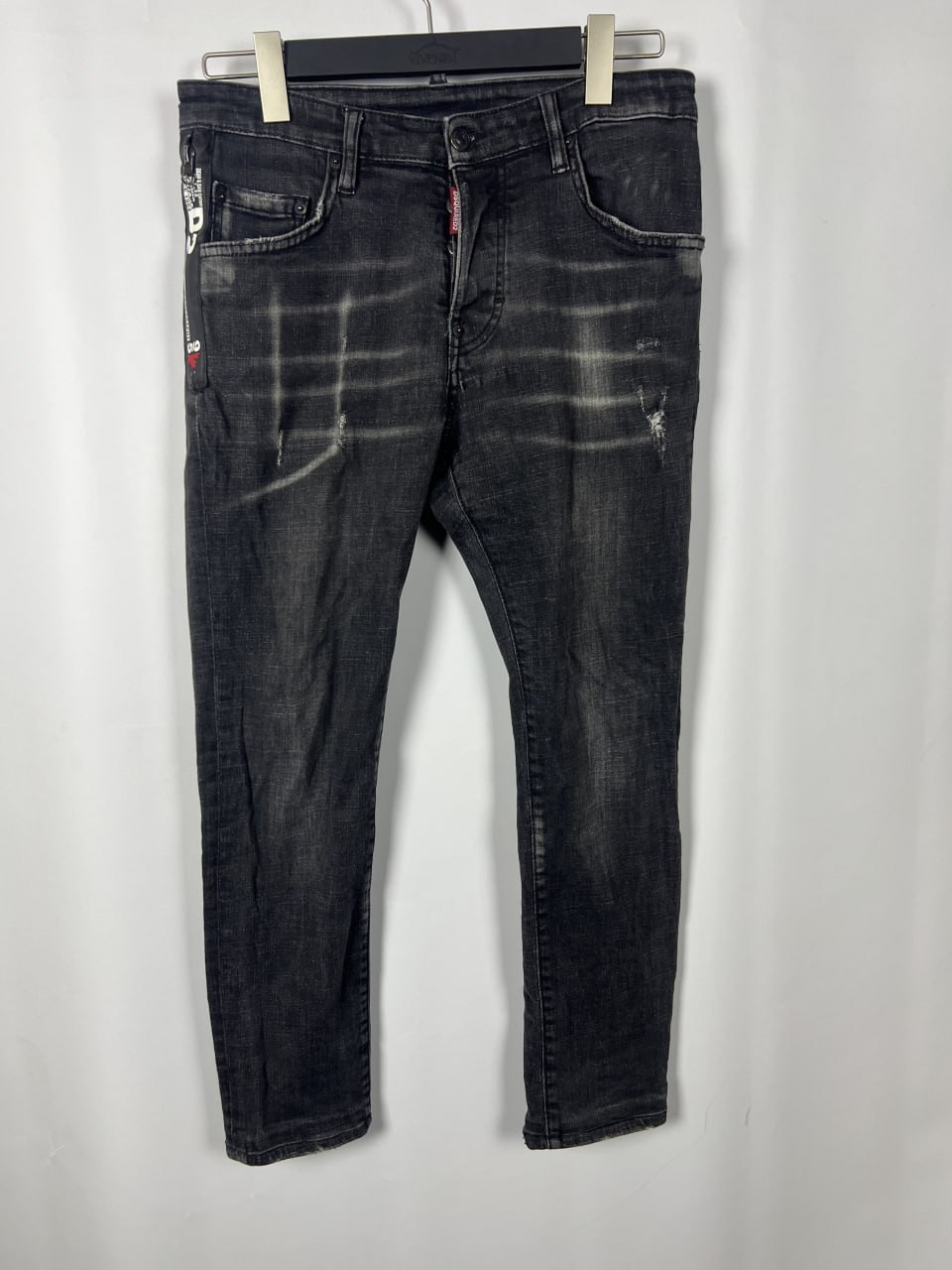 DSQUARED2 Denim Gray Women's Slim Jeans Size 46