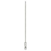 "1 StüCk T8 Sicherheits Torx Bit 1/4\" Sechskantschaft 8\" Lang S2 Stahl"