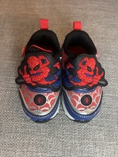 Spiderman Toddler Kids Light-Up Athletic Sneakers with On/Off Switch, Size 5