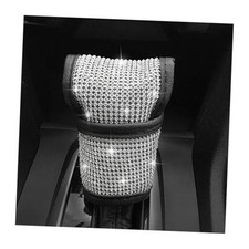 Bling Car Gear Shift Knob Cover, Auto Knob Gear Stick Protector Diamond Decor