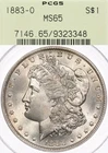 1883-O $1 PCGS MS65 OGH Morgan Silver Dollar Old Green Holder New Orleans UNC